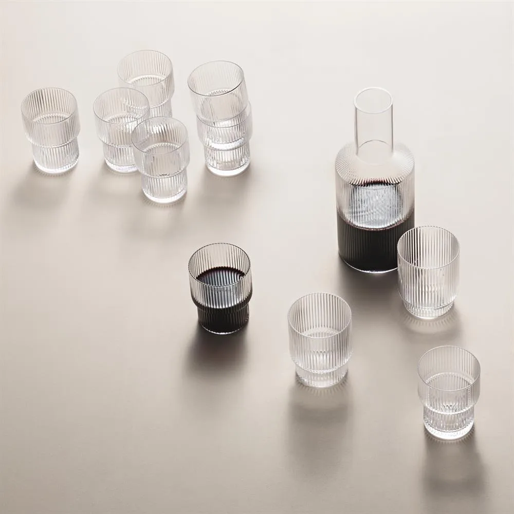 Ripple karaff, klar Ferm Living