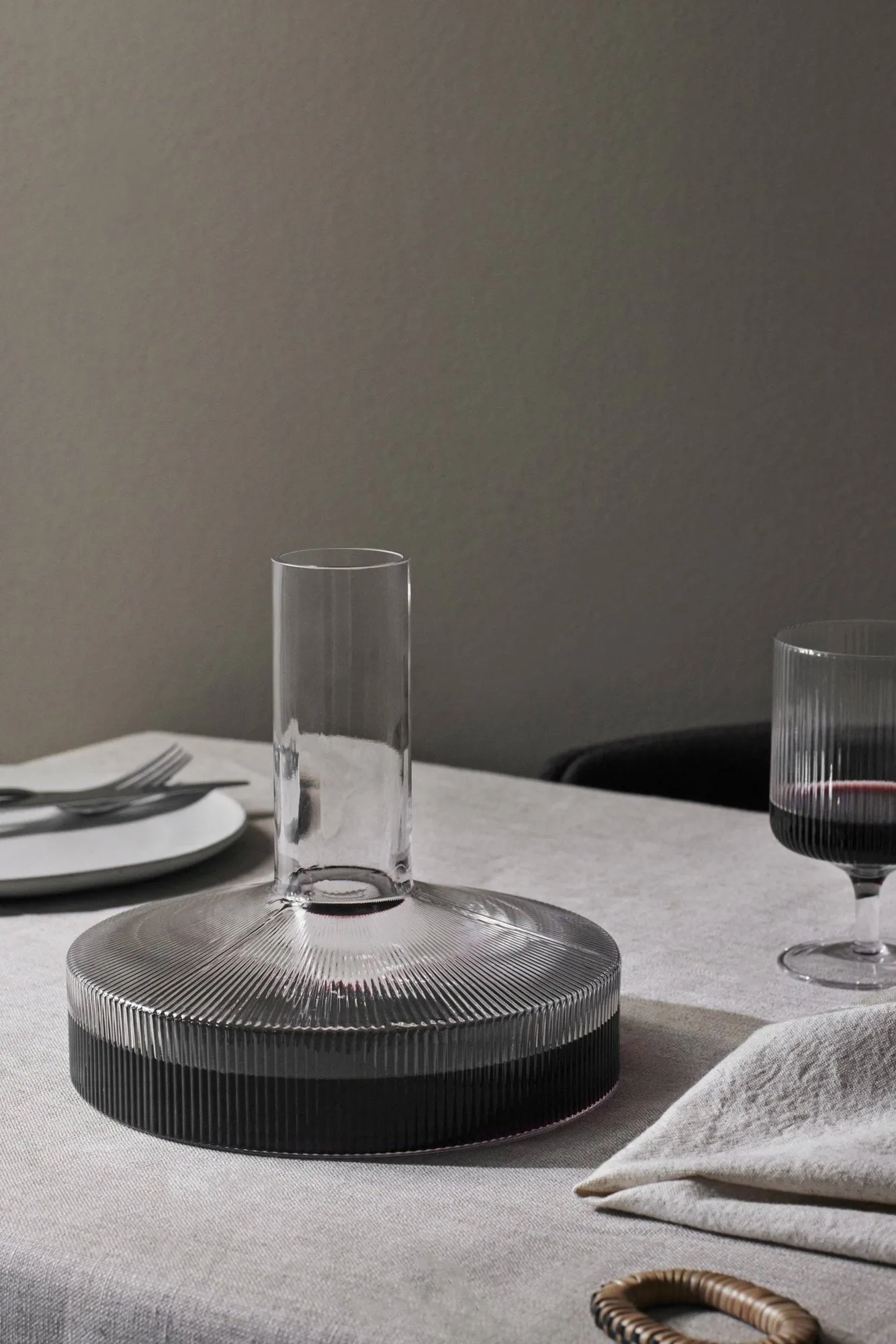Ripple karaff och glasset 17 delar - Klar Ferm Living