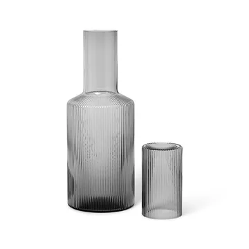 Ripple lock till karaff - Smoked grey - Ferm Living