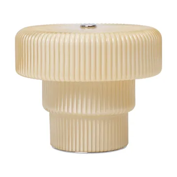 Ripple portabel bordslampa - Oat (beige), 10 cm - Ferm Living