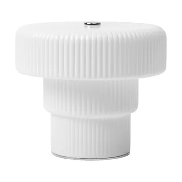 Ripple portabel bordslampa - White, 10 cm - Ferm Living