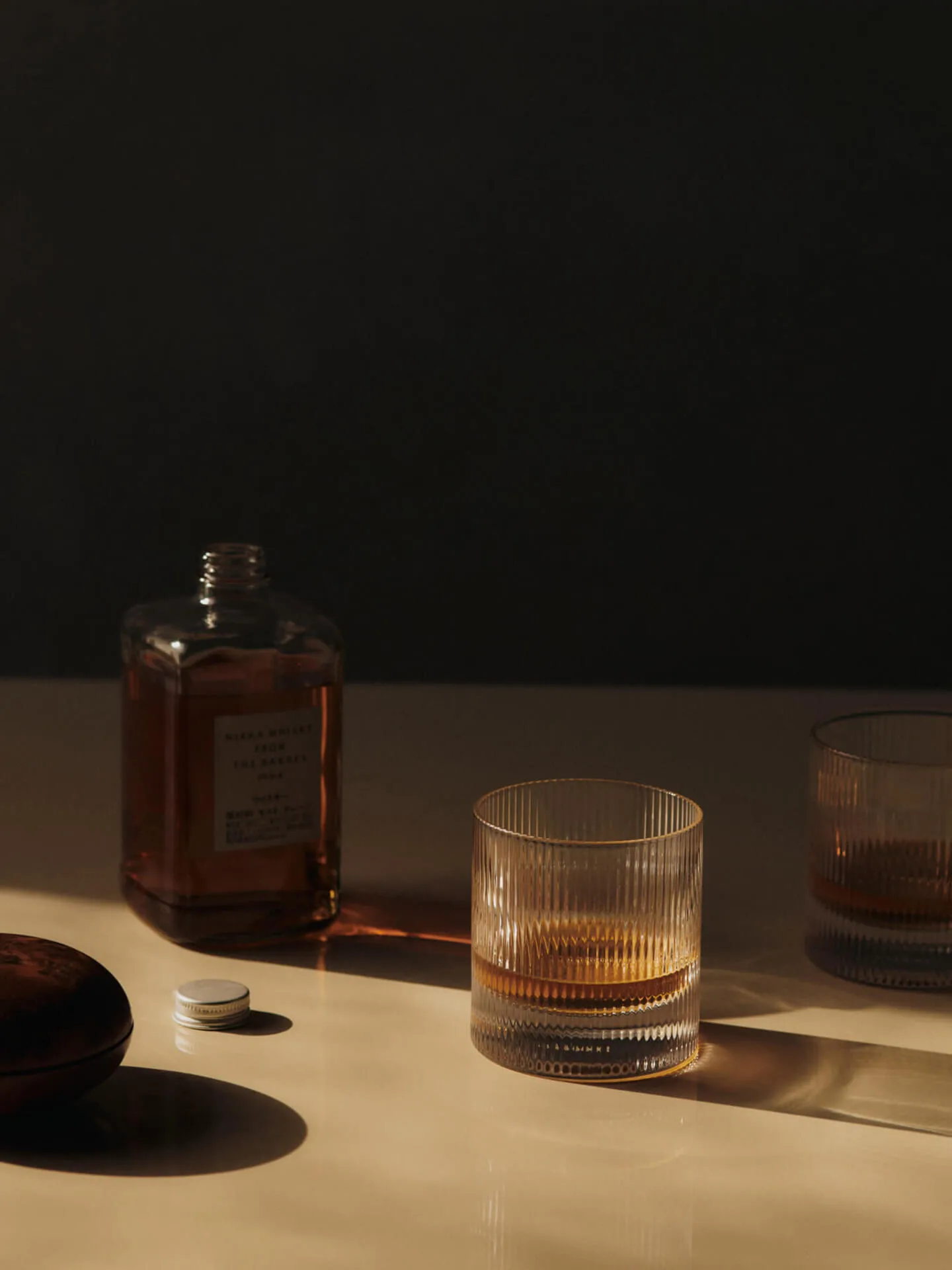 Ripple tumbler glas 25 cl 2-pack, Clear Ferm Living