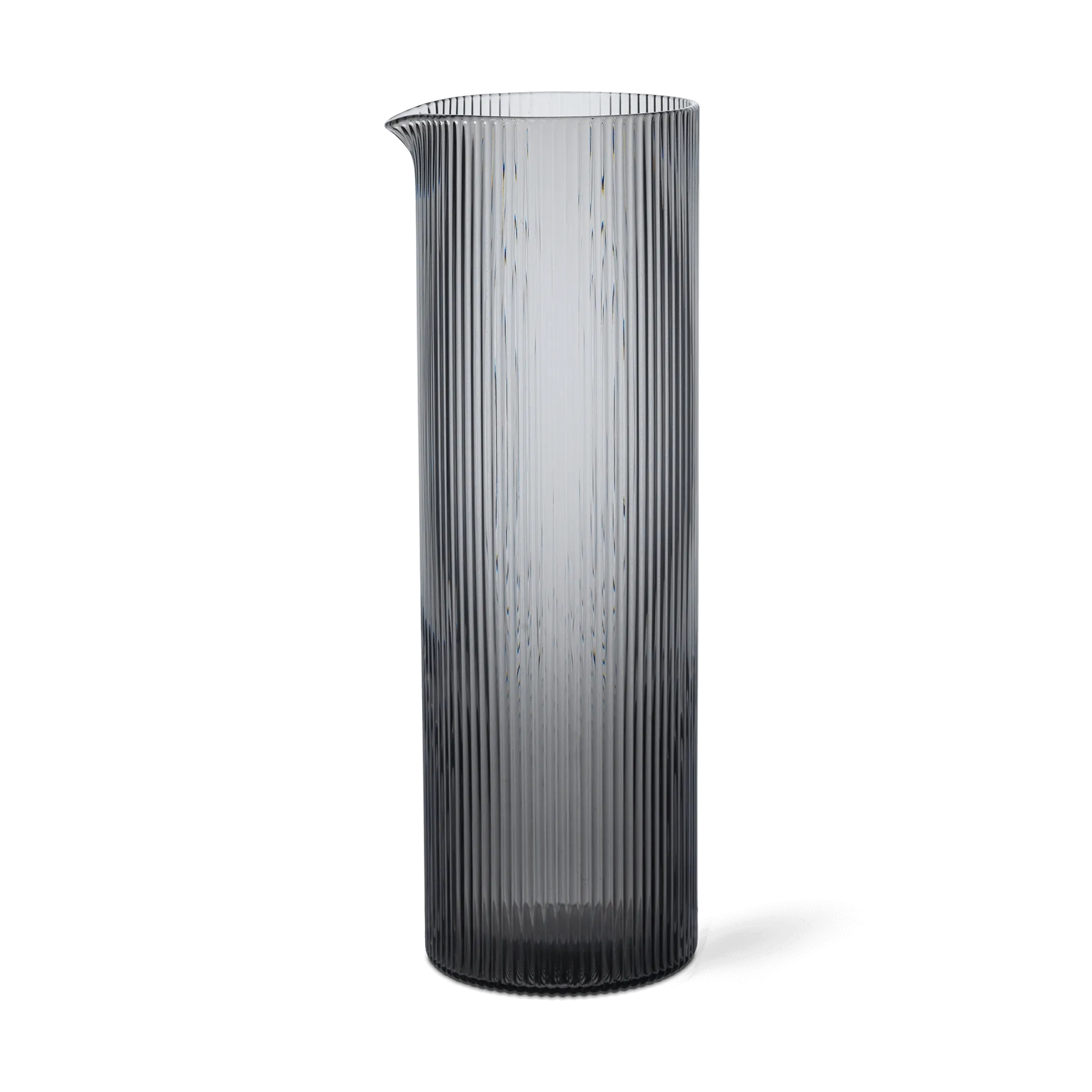 Ripple vattenkaraff 1,12 L, Smoked grey Ferm Living