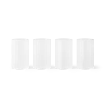 Ripple verrines serveringsglas 14 cl 4-pack - Frosted - Ferm Living