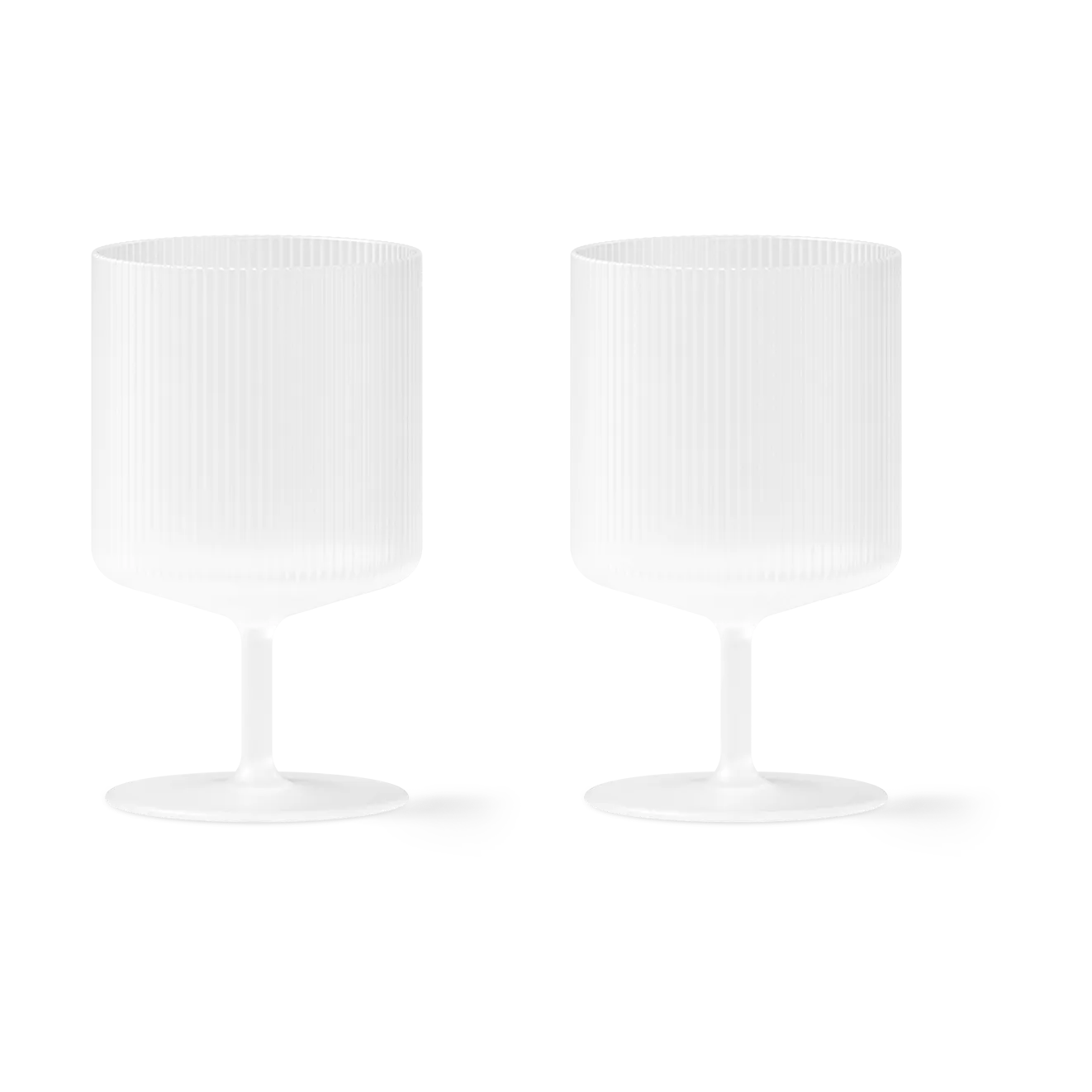 Ripple vinglas 2-pack, Frosted Ferm Living