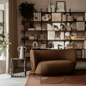 Rotben skulptur - Svart - Ferm Living