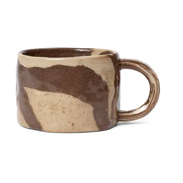 Ryu mugg låg 20 cl - Sand-brown - Ferm Living
