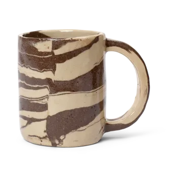 Ryu mugg tall 30 cl - Sand-brown - Ferm Living