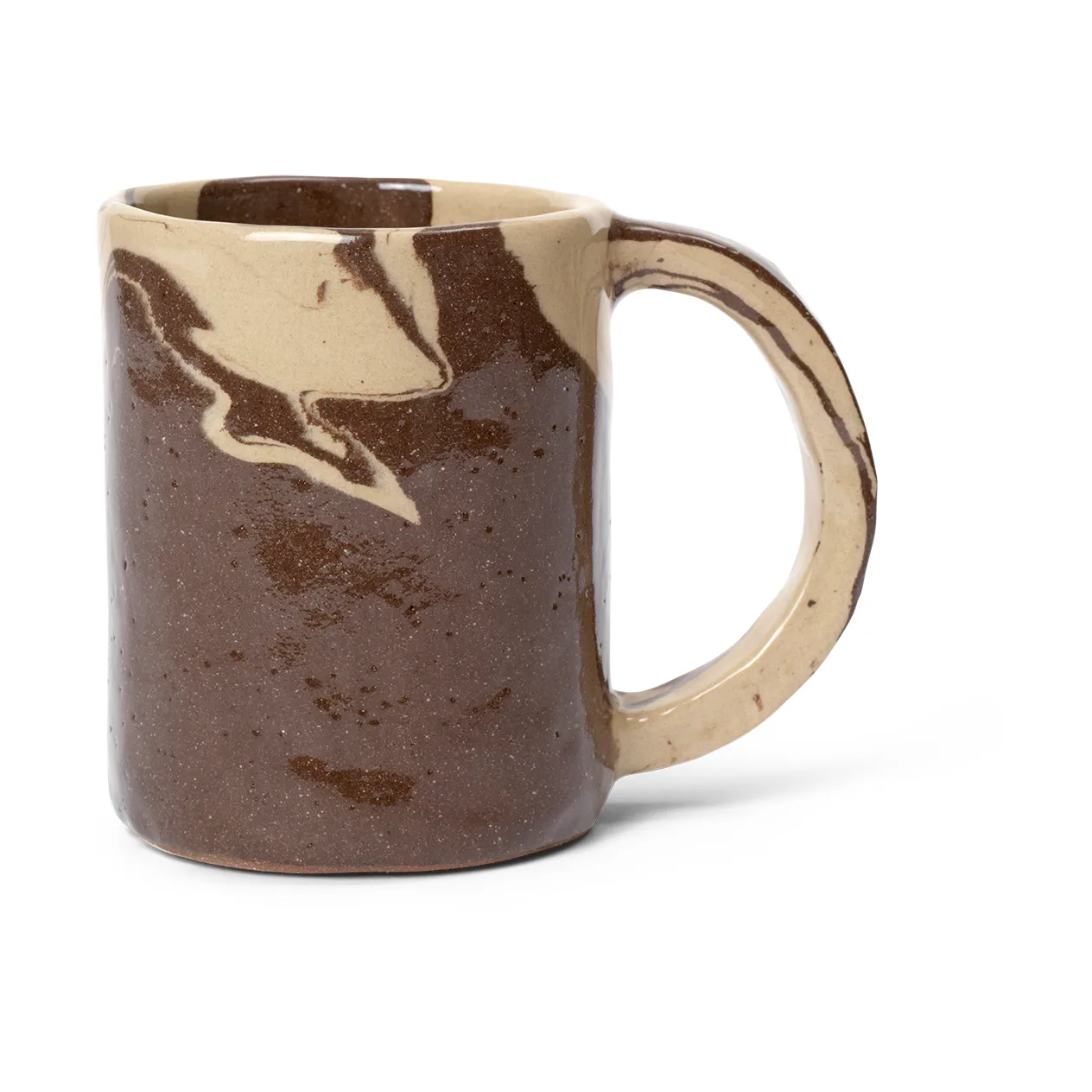 Ryu mugg tall 30 cl, Sand-brown Ferm Living
