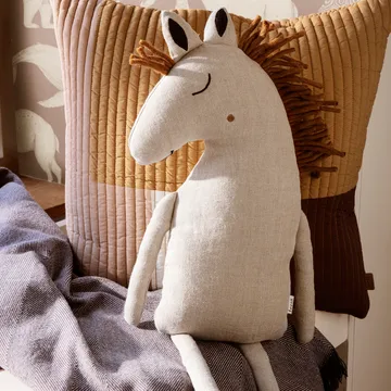 Safari kudde häst - Beige - Ferm Living