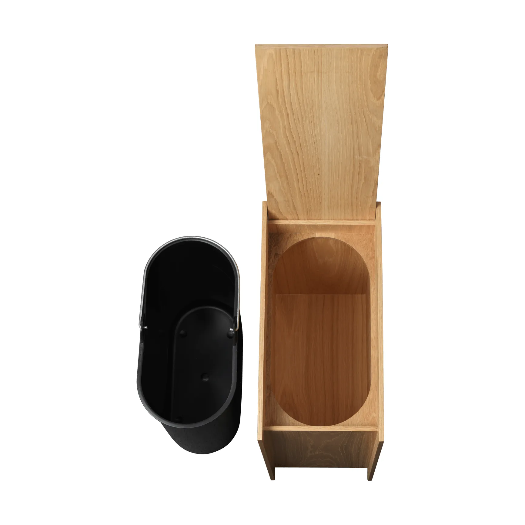 Sama papperskorg, Ek, 50 L Ferm Living