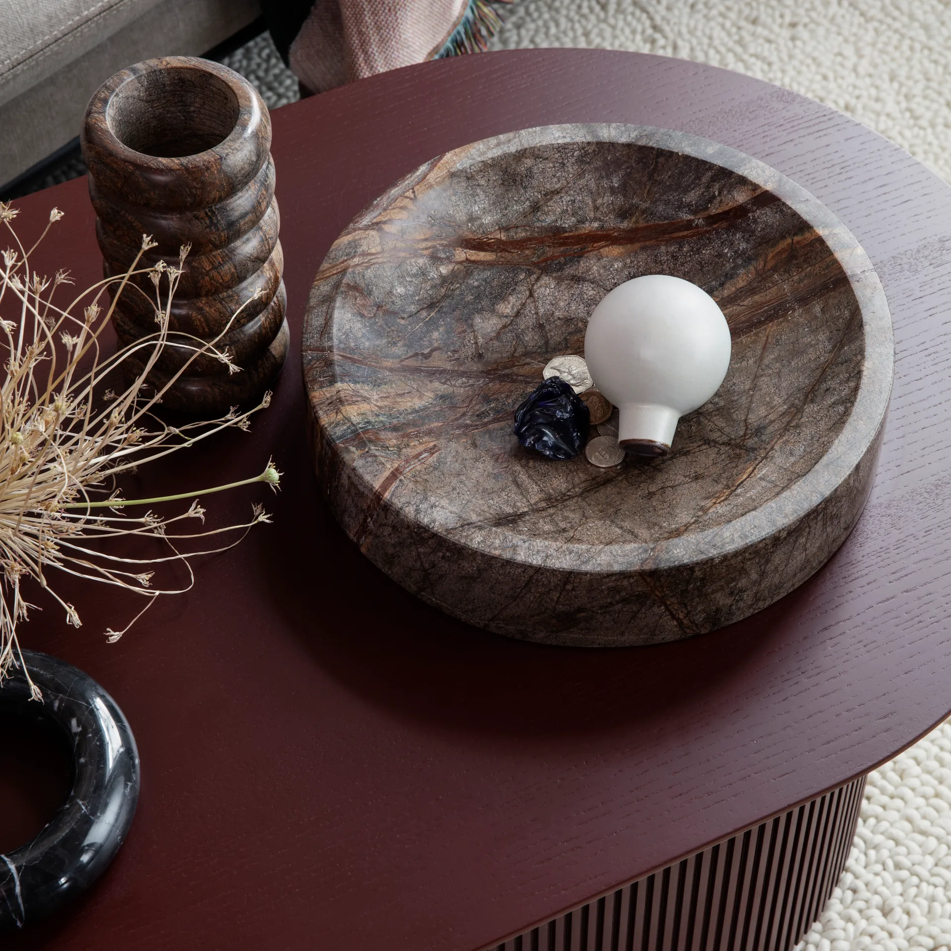 Scape skål, brun Ferm Living