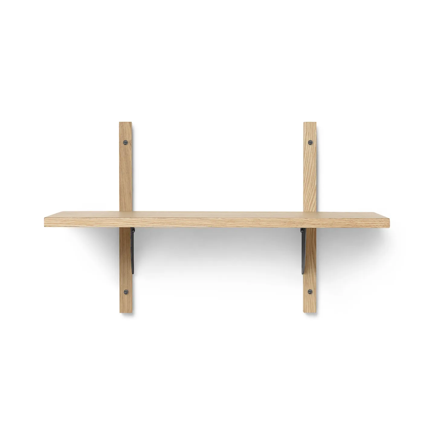 Sector hylla single narrow, Ek-svart Ferm Living