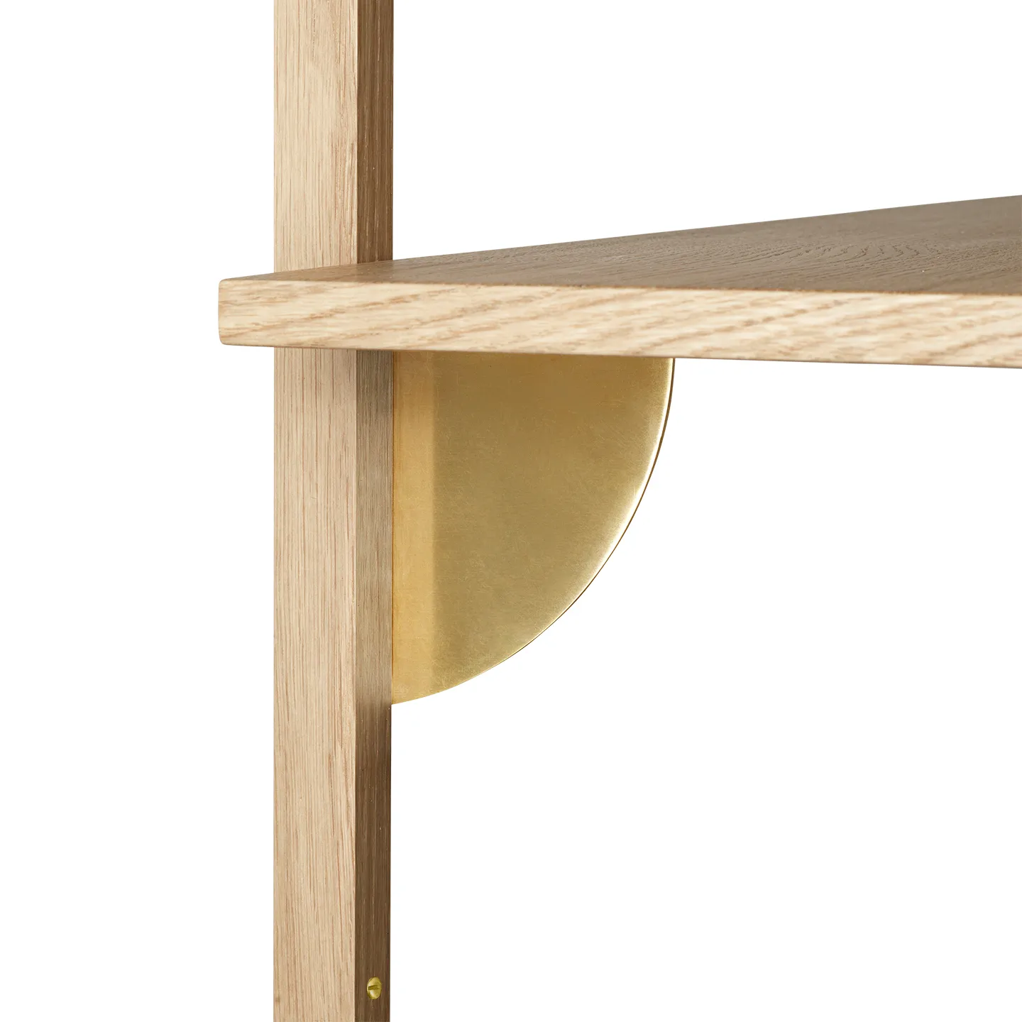 Sector hylla single wide, Ek-mässing Ferm Living
