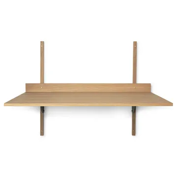 Sector skrivbord - Oak-black brass - Ferm Living
