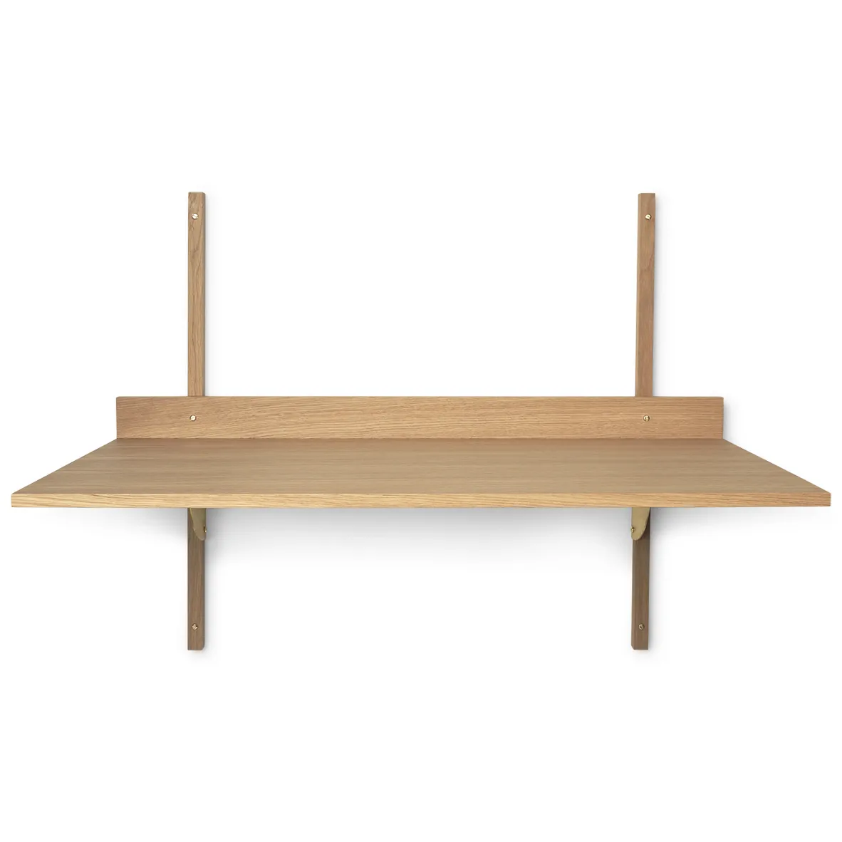 Sector skrivbord, Oak-brass Ferm Living
