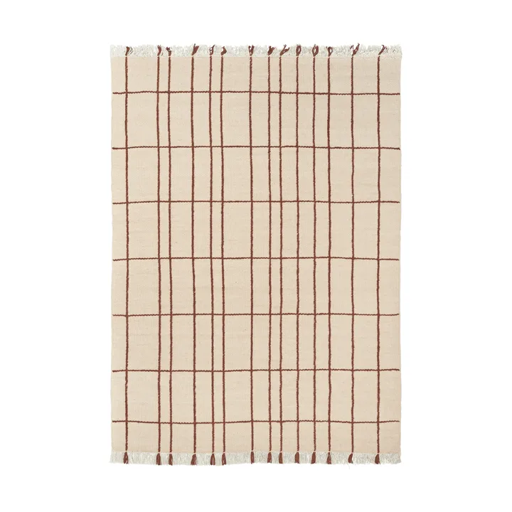 Sen matta - Parchment-chestnut, 140x200 cm - Ferm Living