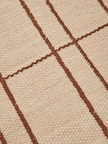 Sen matta - Parchment-chestnut, 200x300 cm - Ferm Living