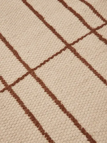 Sen matta - Parchment-chestnut, 80x200 cm - Ferm Living