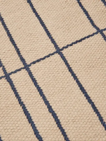 Sen matta - Parchment-indigo, 200x300 cm - Ferm Living