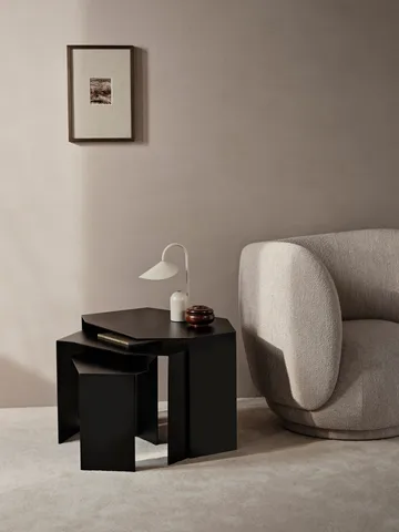 Shard cluster bord 3-pack - Black - Ferm Living