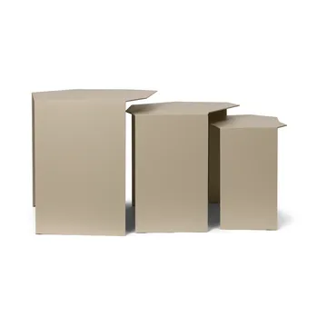 Shard cluster bord 3-pack - Cashmere - Ferm Living