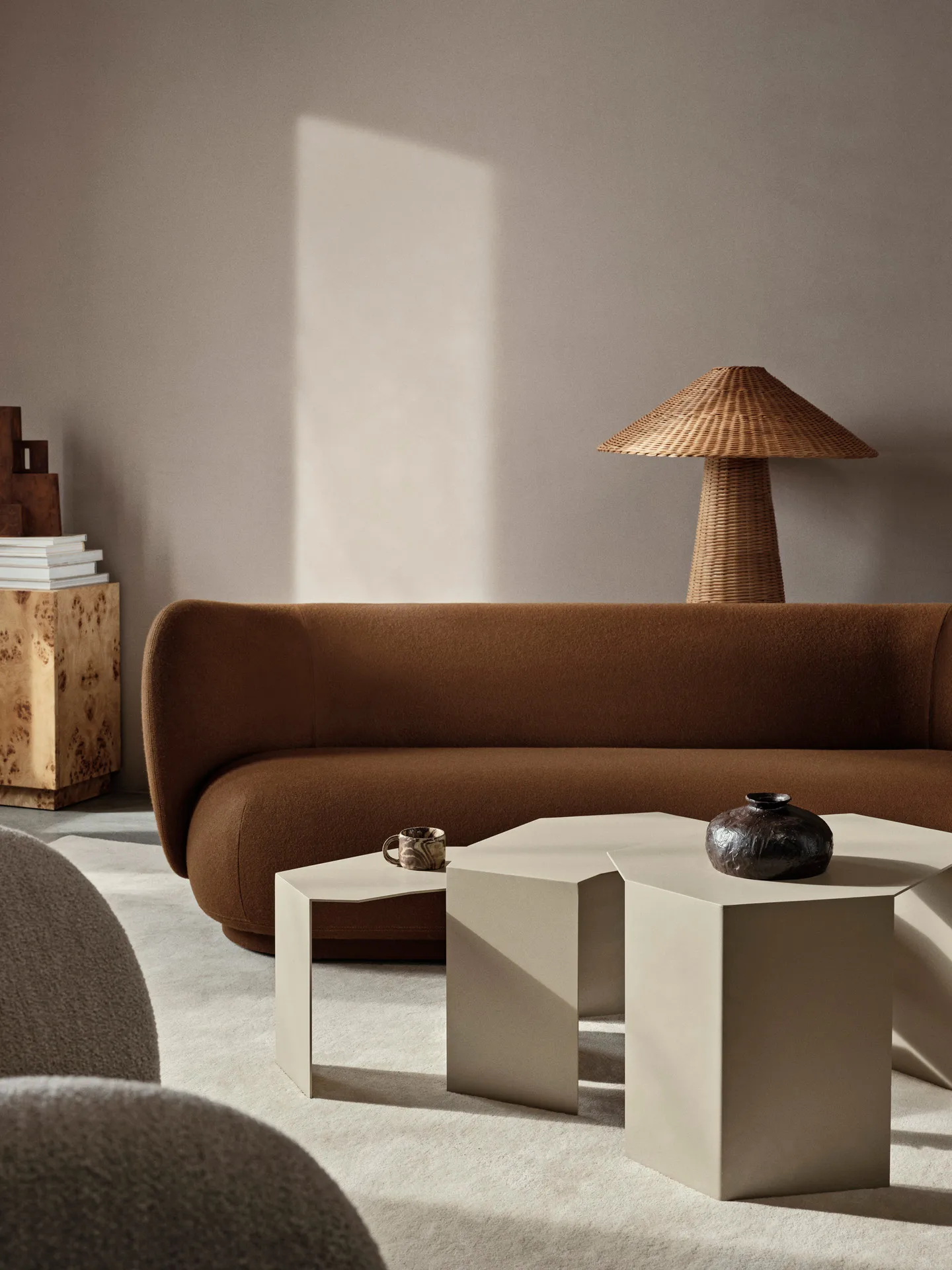 Shard cluster bord 3-pack, Cashmere Ferm Living