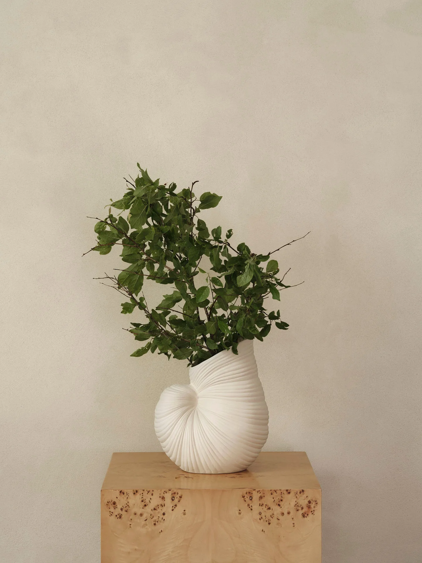 Shell vas, Off white Ferm Living