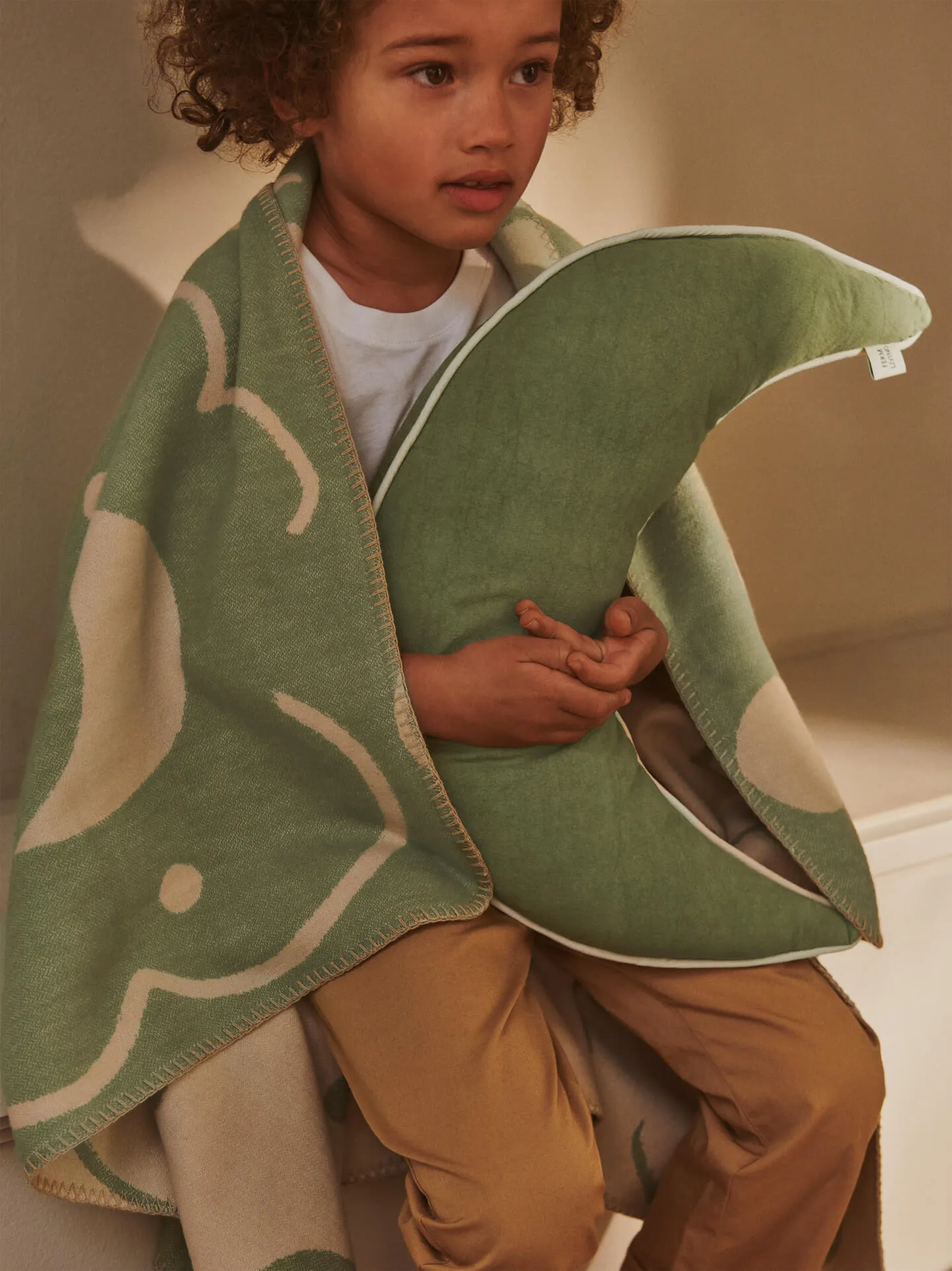 Skye filt, Tea green-parchment, 80x120 cm Ferm Living