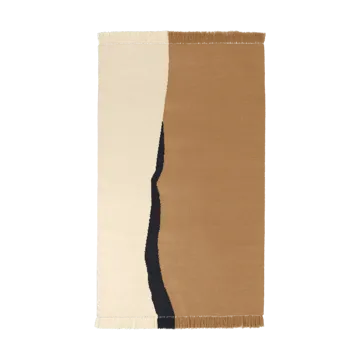 Soil Kelim matta - Dark sand-off white, 140x200 cm - Ferm Living