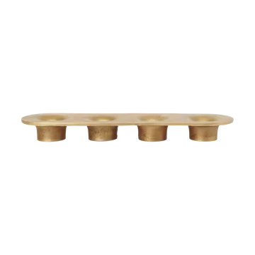 Soothe 4 ljusstake 8x29 cm - Brass Finish - Ferm Living