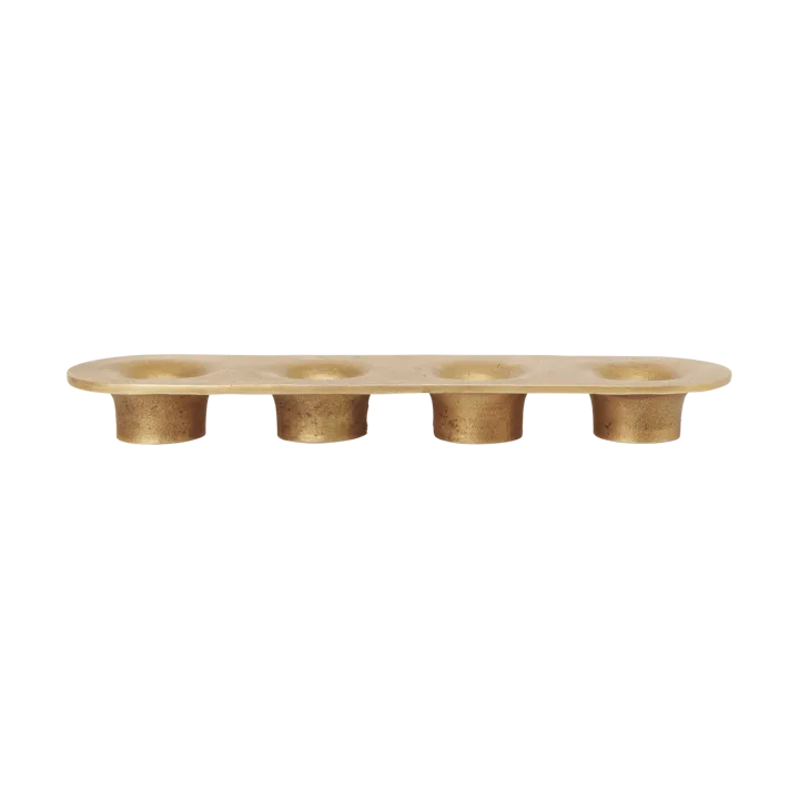 Soothe 4 ljusstake 8x29 cm - Brass Finish - Ferm Living