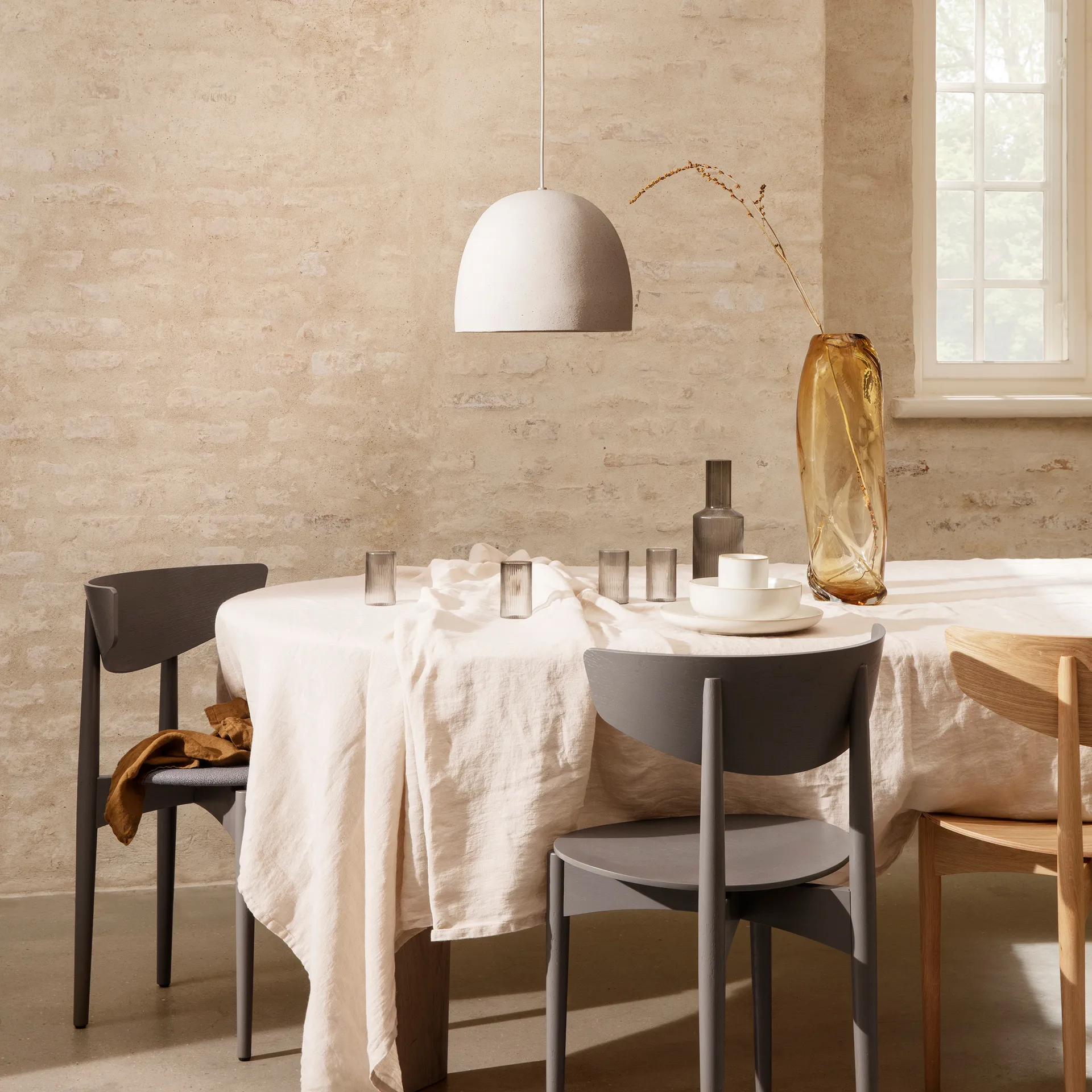 Speckle pendel Ø30,5 cm, Off white Ferm Living