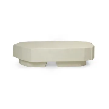 Staffa soffbord 163,5x82,4 cm - Ivory - Ferm Living