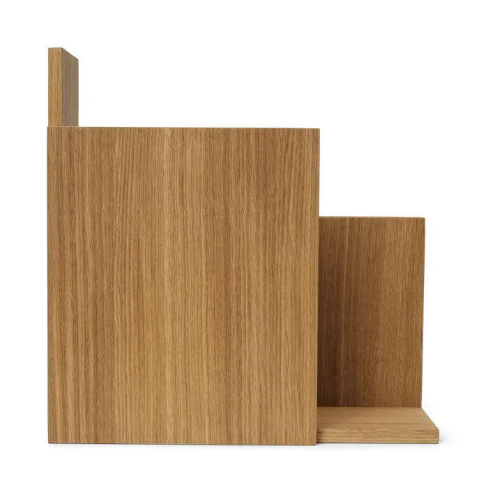 Stagger hylla square - Oiled Oak - Ferm Living