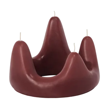 Stala candle ring ljus - Dark grape - Ferm Living