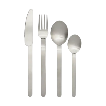 Stelo bestickset 4 delar - Brushed Stainless Steel - Ferm Living