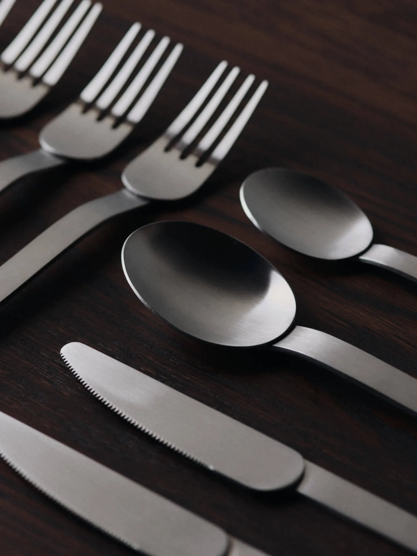 Stelo bestickset 4 delar, Brushed Stainless Steel Ferm Living