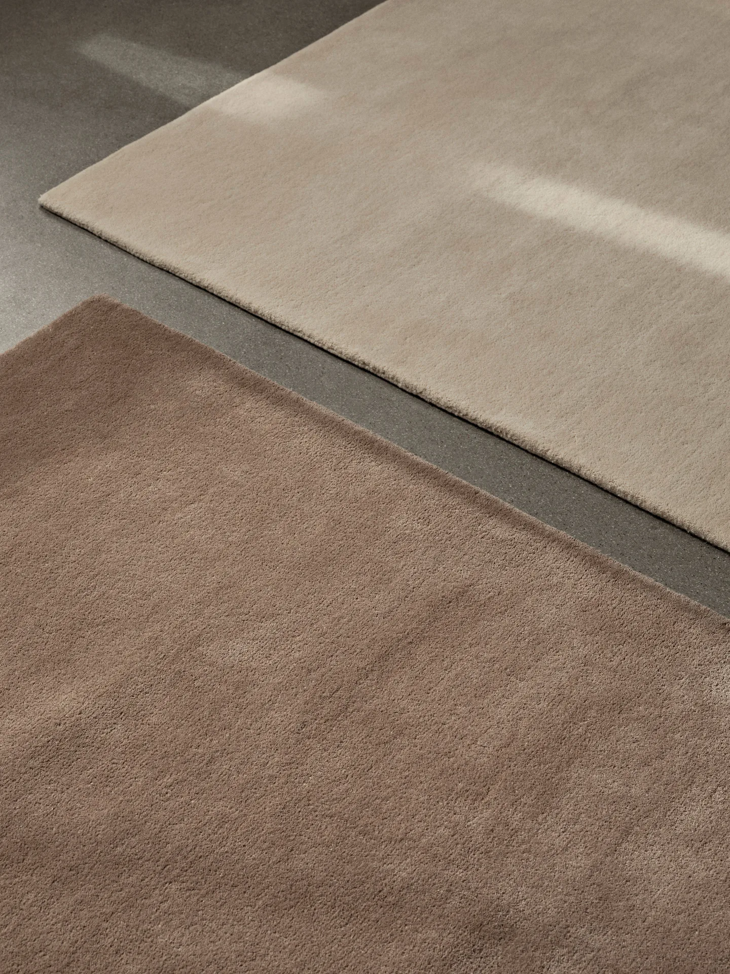 Stille tuftad matta, Ash Brown, 200x300 cm Ferm Living