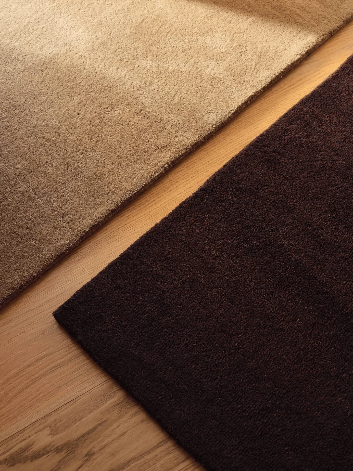 Stille tuftad matta, Dark pecan, 200x300 cm Ferm Living