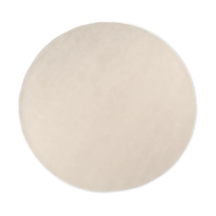 Stille tuftad matta rund - Off-white Ø240 cm - Ferm Living