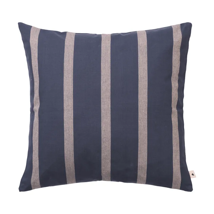 Strand outdoor kuddfodral 50x50 cm - Indigo blue-parchme - Ferm Living