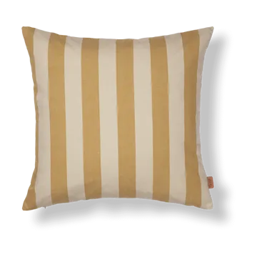 Strand outdoor kuddfodral 50x50 cm - Warm yellow-parchment - Ferm Living