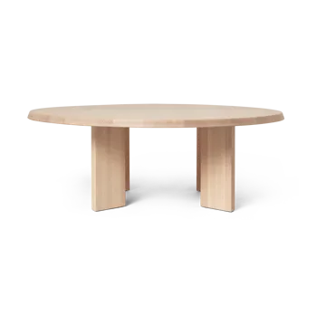 Tarn soffbord 107,6x108,1 cm - White oiled beech - Ferm Living