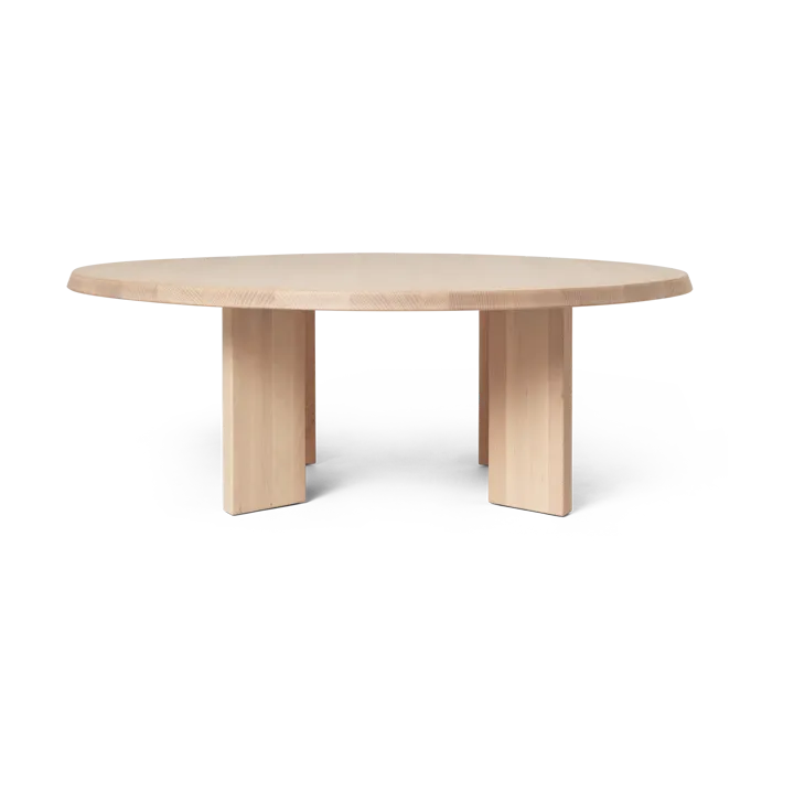 Tarn soffbord 107,6x108,1 cm - White oiled beech - Ferm Living