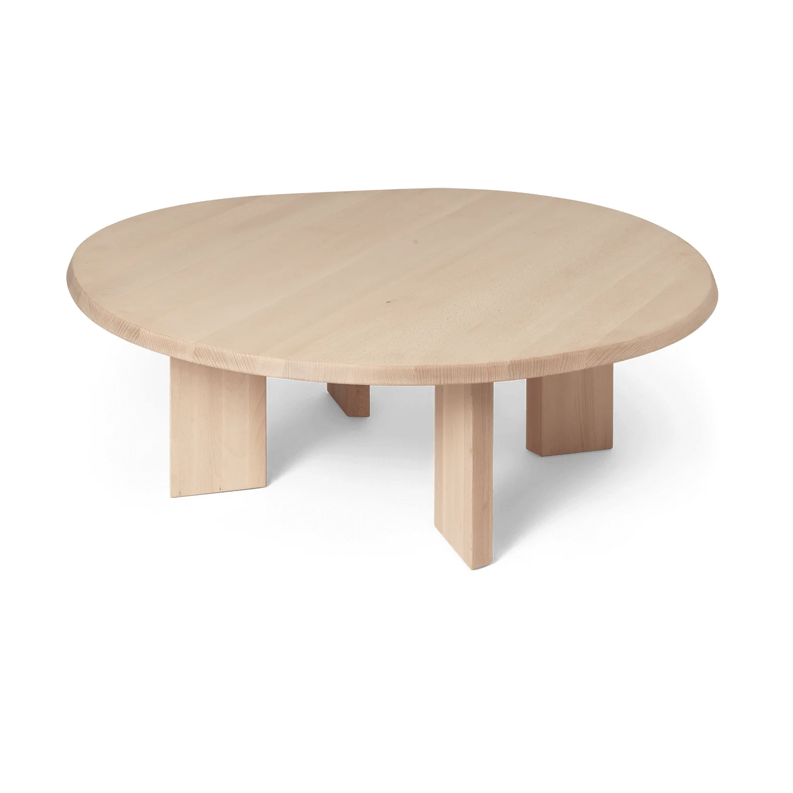 Tarn soffbord 107,6x108,1 cm, White oiled beech Ferm Living