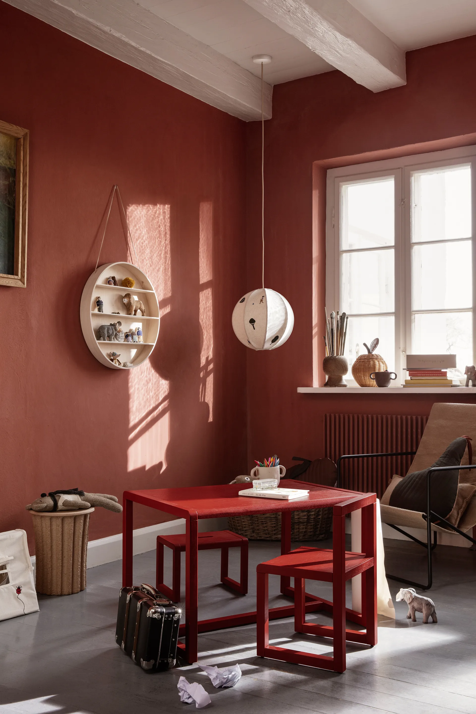 The Round Dorm hylla, Ø 55 cm Ferm Living