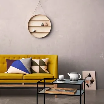 The Round Dorm hylla - Ø 55 cm - Ferm Living