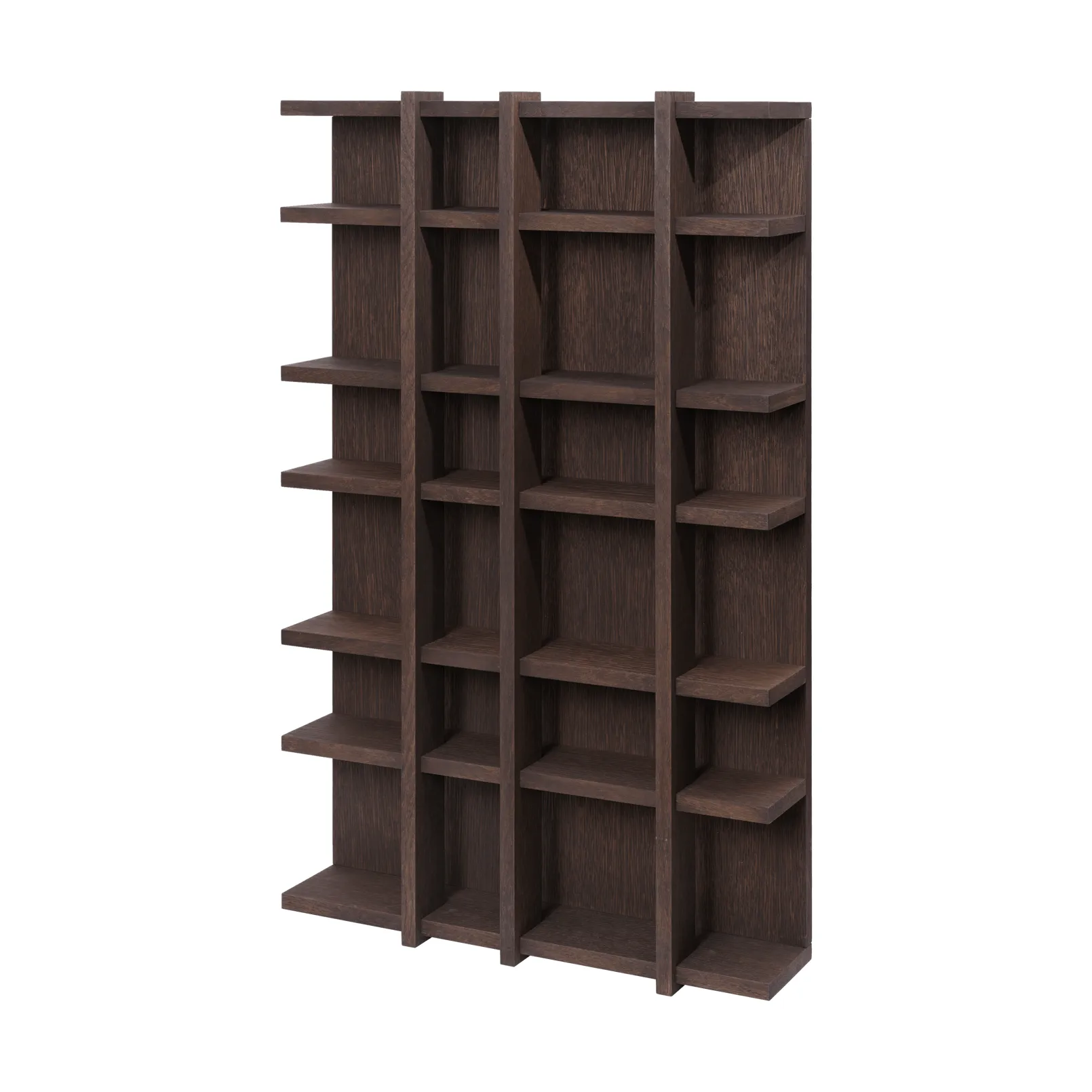 Tilem bokhylla, Mörkbetsad ek, 4x6 Ferm Living