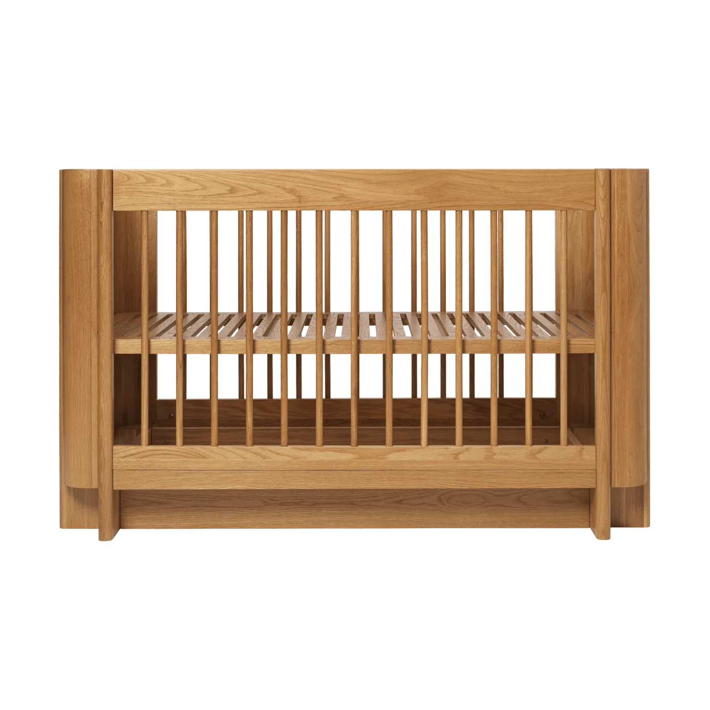 Tilu spjälsäng, Natural oak, 129x68,5x80 cm Ferm Living